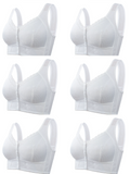 Kit com 6 unidades Sutiã Rendado Fechamento Frontal