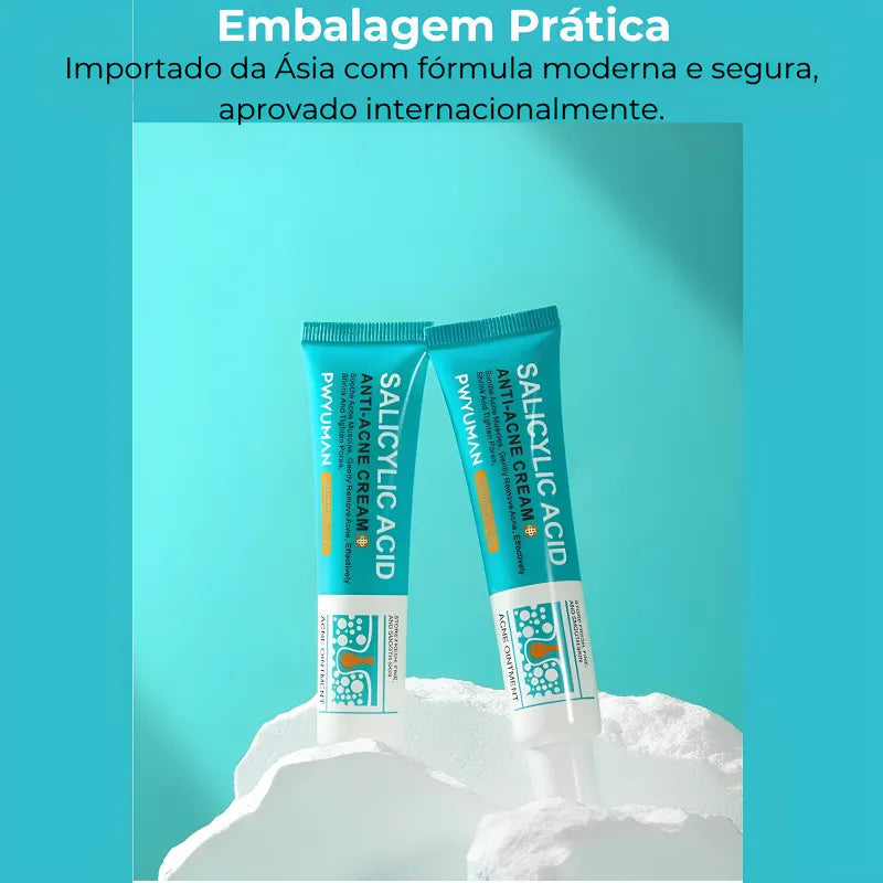 Secativo de Espinhas em Gel - Fórmula Asiática com Ácido Salicílico