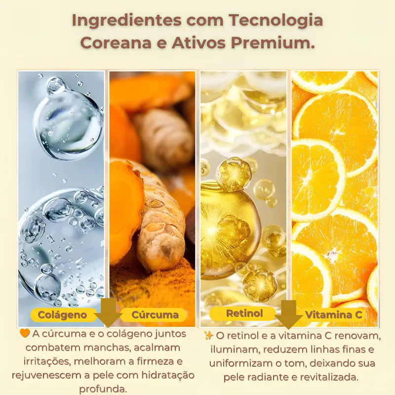 Máscara Coreana Peel-Off de Cúrcuma K.Beauty 2025