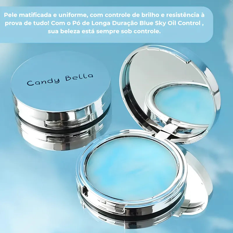 Pó Compacto Sky - Controle de Oleosidade e Longa Duração