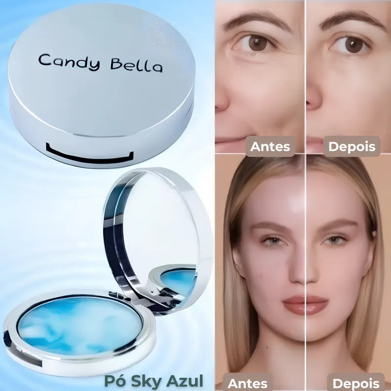 Pó Compacto Sky - Controle de Oleosidade e Longa Duração
