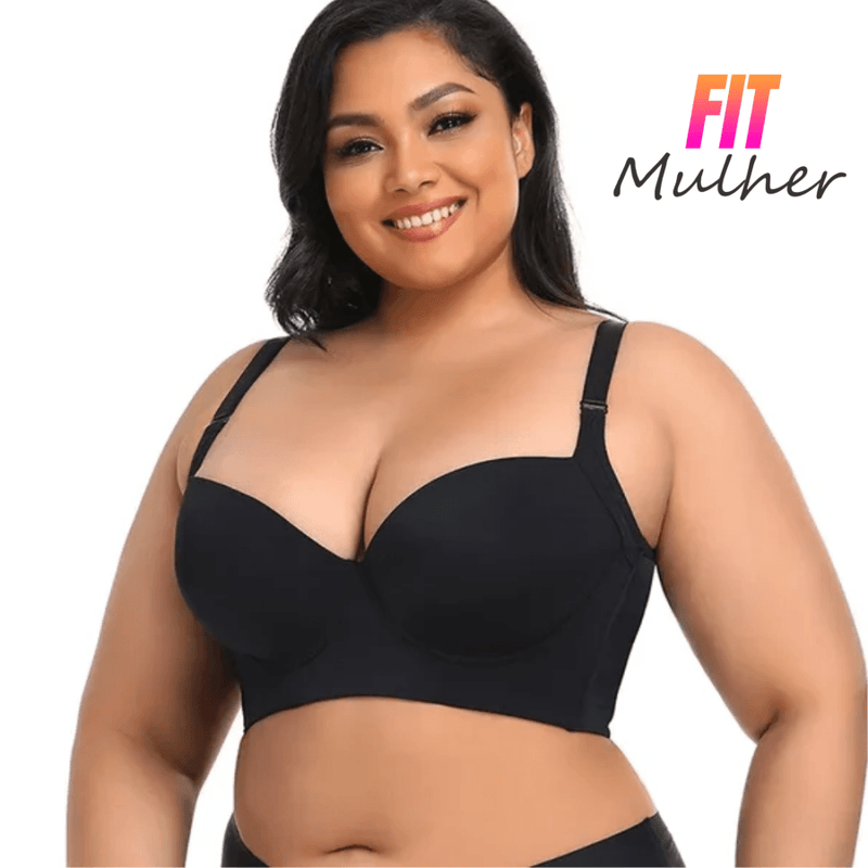 Liquidação: Sutiã 5D Push Up - Esconde Gorduras Costas - Embaixo do Braço - Imperfeições