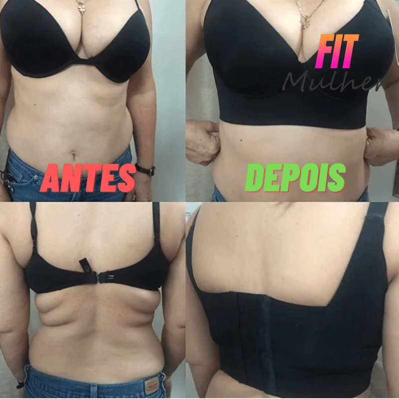 Liquidação: Sutiã 5D Push Up - Esconde Gorduras Costas - Embaixo do Braço - Imperfeições