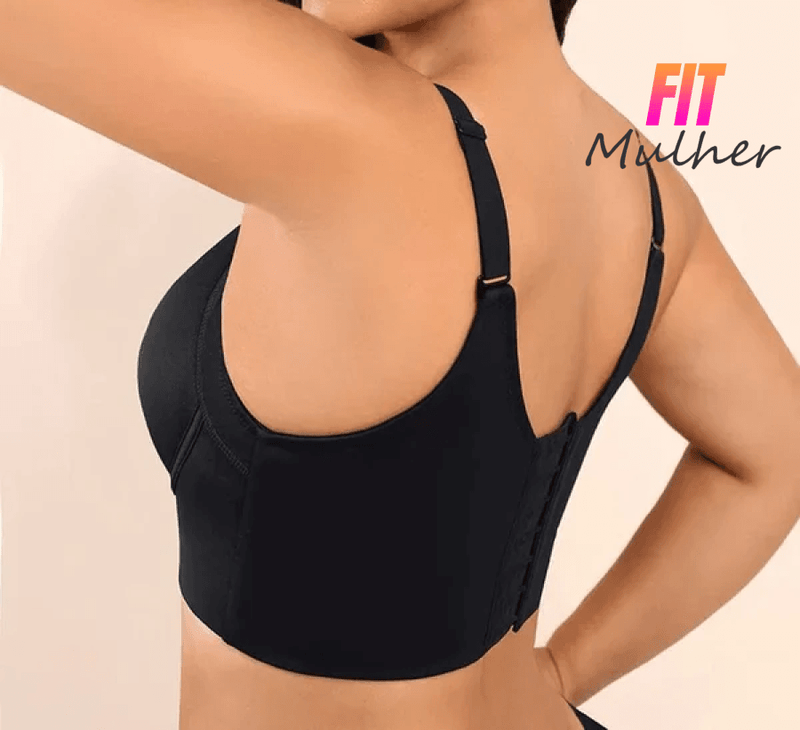Liquidação: Sutiã 5D Push Up - Esconde Gorduras Costas - Embaixo do Braço - Imperfeições