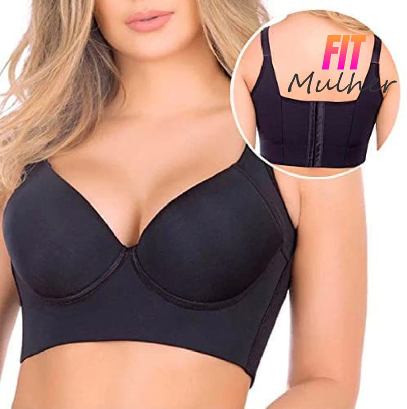 Liquidação: Sutiã 5D Push Up - Esconde Gorduras Costas - Embaixo do Braço - Imperfeições