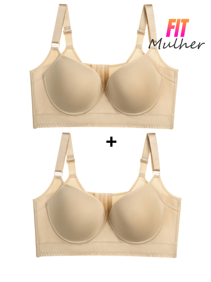 Liquidação: Sutiã 5D Push Up - Esconde Gorduras Costas - Embaixo do Braço - Imperfeições