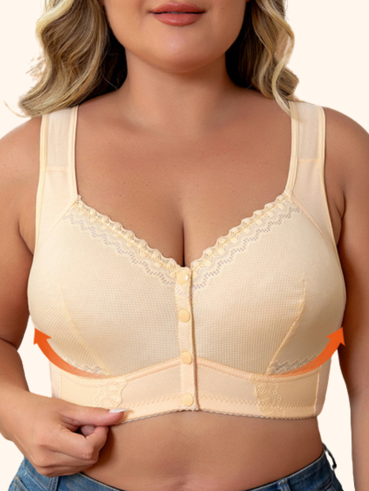 Compre 1 Leve 2: Sutiã Rendado Sem Aro Fechamento Frontal