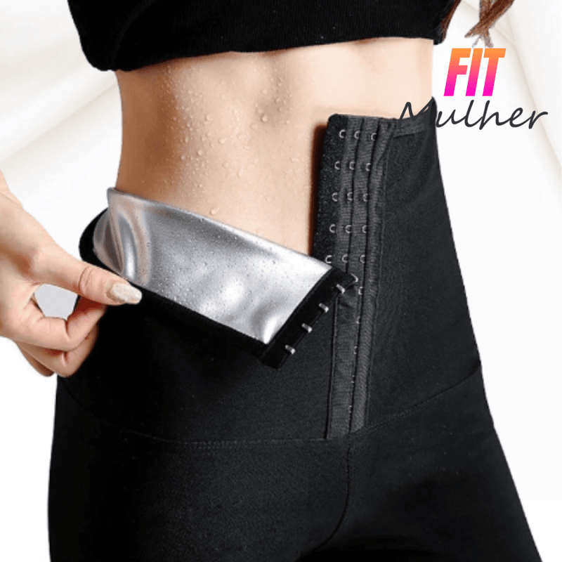 LIQUIDAÇÃO (ÚLTIMO DIA) - Efeito Sauna - FIT MULHER Modela Cintura, Queima Calorias, Famosa Pochete e Ideal para Pós Parto - GARANTIA